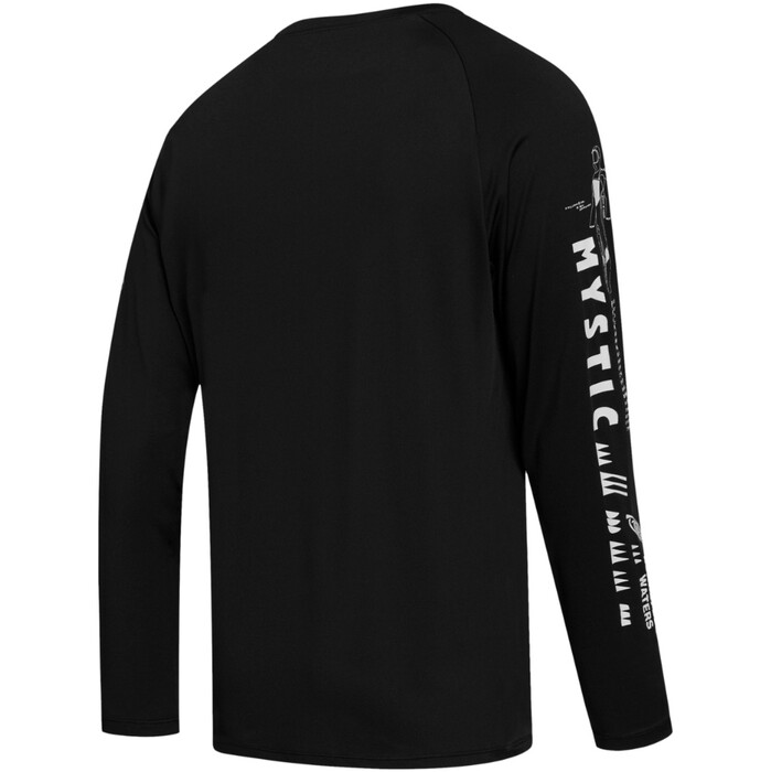 2024 Mystic Hombres Tactic Camiseta De Manga Larga Loosefit Quickdry 35001.240166 - Black